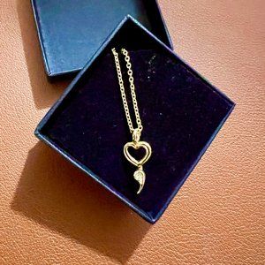It Doesn't End Here Heart Necklace